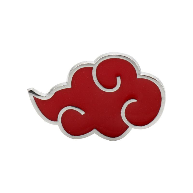 Anime Akatsuki Hatake Kakashi Sharingan Eye Jiraiya Uzumaki LOGO Metal Pin Action Figure Toys Cosplay Gifts