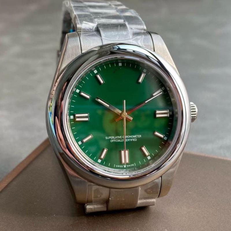 Orologio da uomo Rolex Oyster Perpetual 41mm - Acciaio Inossidabile 316, Luminoso, Impermeabile, Completamente Automatico.