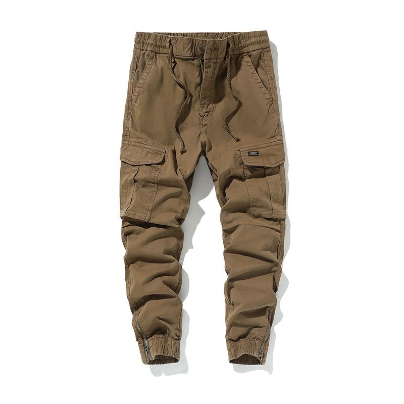 Overalls Men's Tied Feet Loose Men's Pants Trendy Brand New Sports and Leisure Trousers Men's Trousers