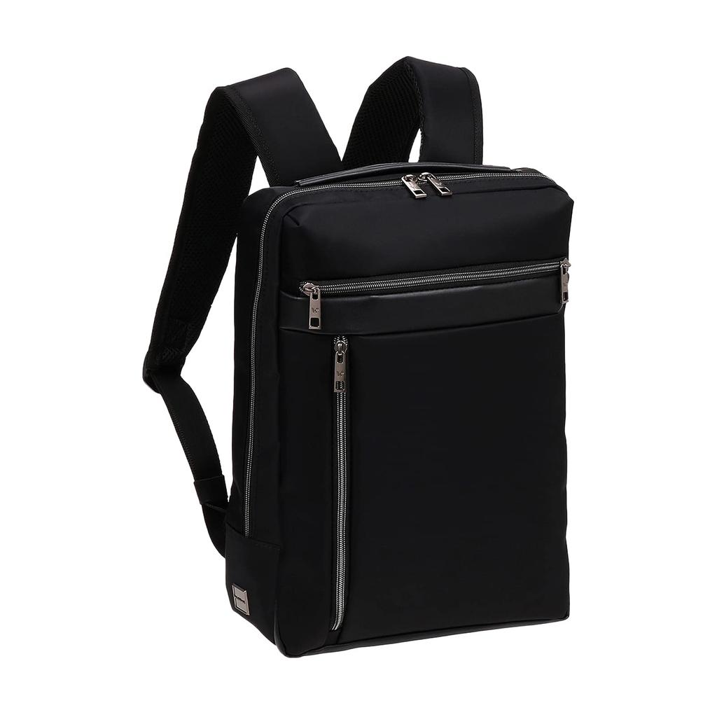 World Traveler Elan Backpack, A4 Size, 13.3-inch Laptop Storage, No. 17244, Men's, Black