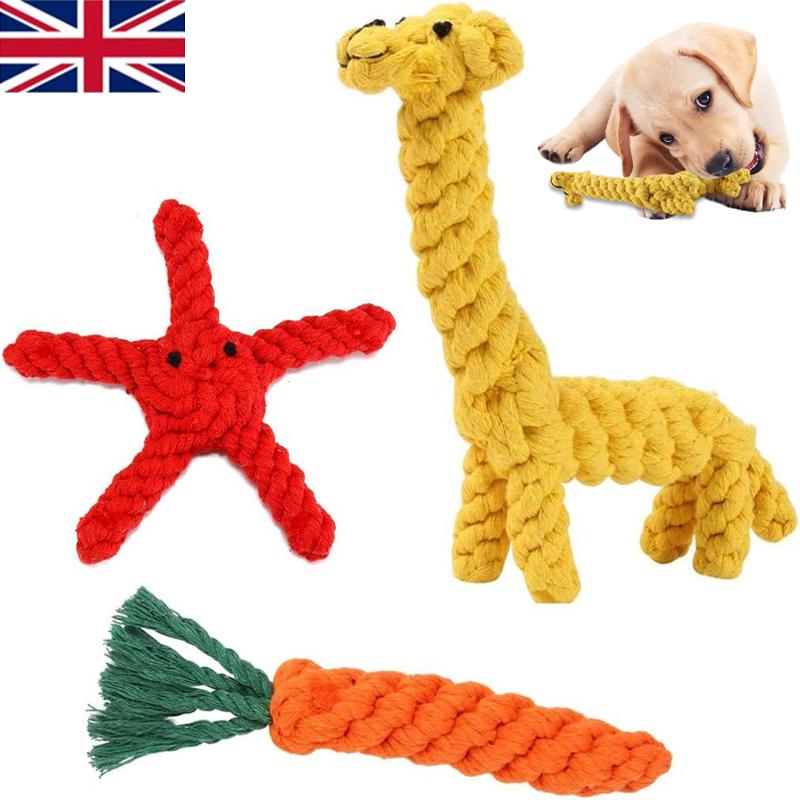 Puppy Teething Toys Indestructible Dog Toys  Giraffe Carrot Dog Toy Tough Dog Rope Toy for Boredom Small Middle Dog