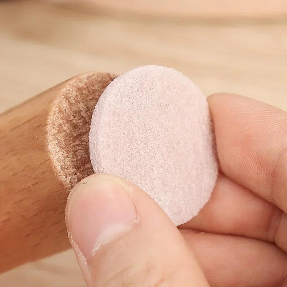 180/18Pcs Felt Pad Sticker Self Adhesive Desk Chair Sofa Legs Pads Square Round Bottom Furniture Table Legs Anti Scratch Cover