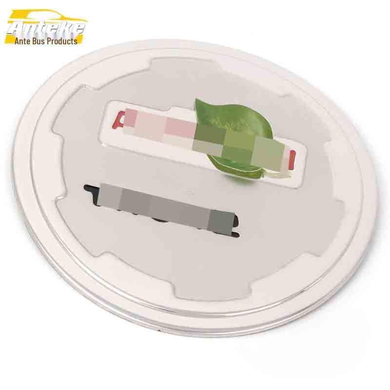 Verna Stainless Steel Fuel Tank Cap Cover - Scratch-Resistant Decorative Sticker for Car