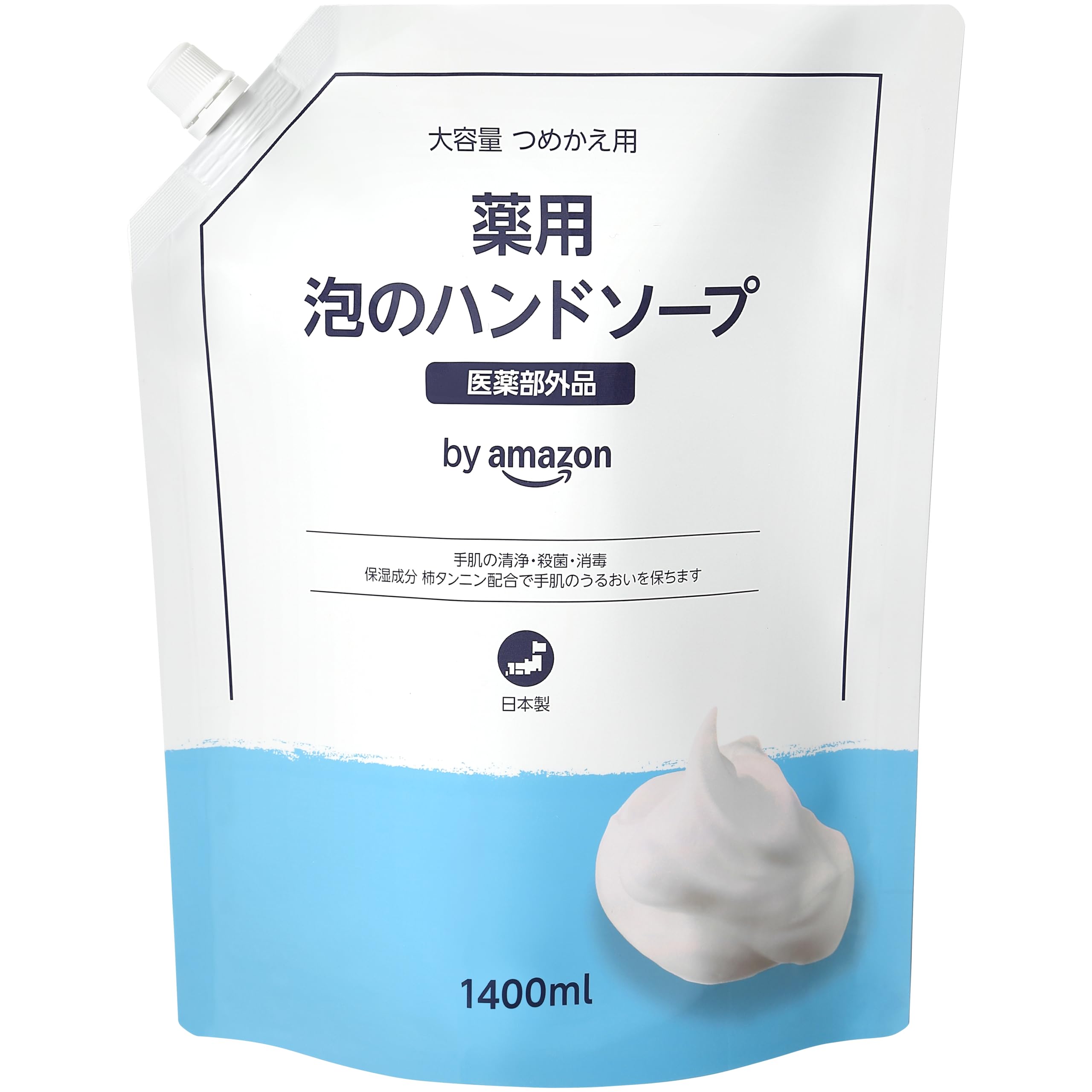 Amazon Medicated Foaming Hand Large Capacity Made in 1400ml Soap, Refill, Japan,