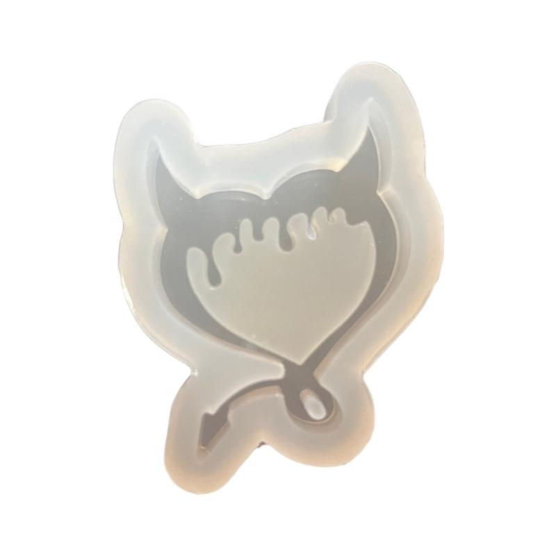 Quicksand Keychain Resin Molds Bear Rabbit Shaker Silicone Mold Unique Jewelry Making DIY Keychain Necklace Pendant Mold