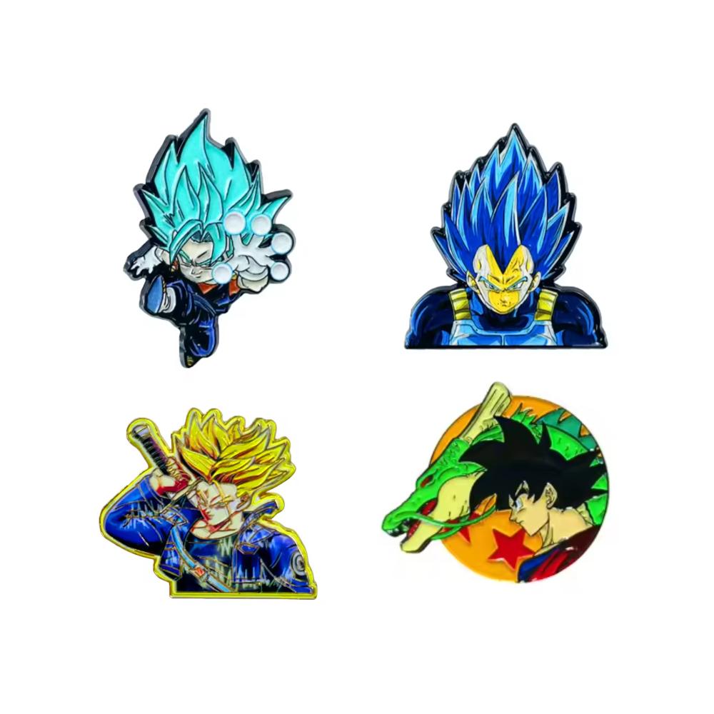Anime Series Lapel Pins for Backpacks Anime Brooches for Women Enamel Pin Fashion Jewelry Accessories Friends Gift Cloth Denim