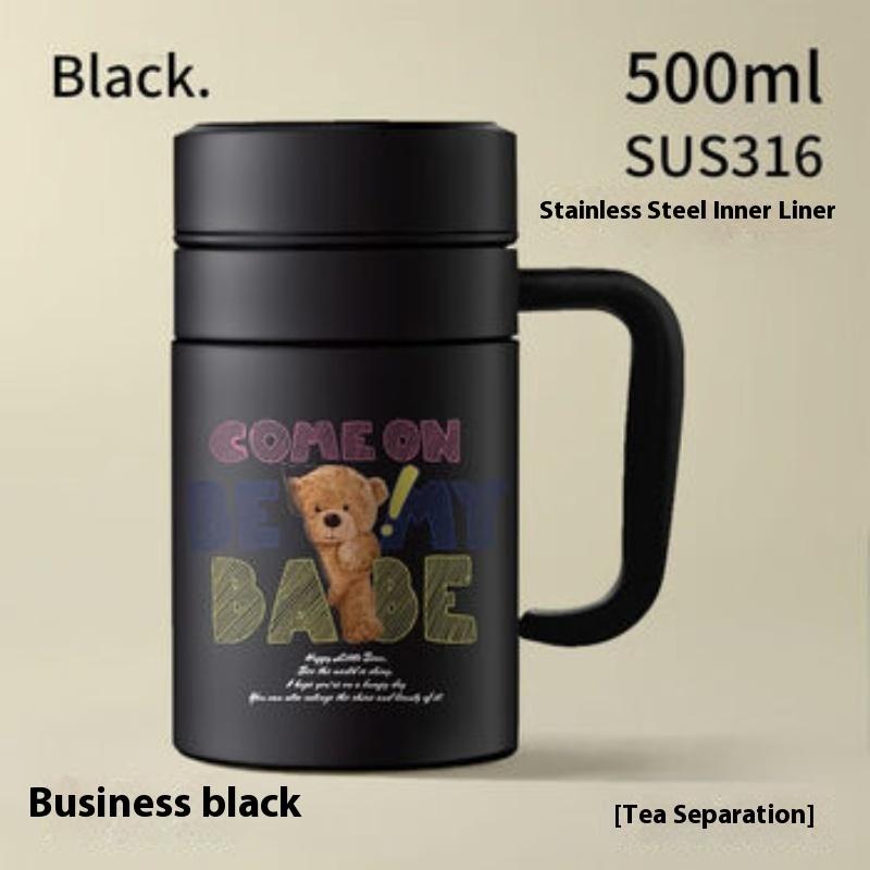 Gianxi Cute Insulated Cup 2025 Tea Separation Tea Cup With Handle Winter Office Water Cup Insulated Cup