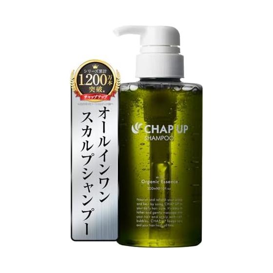 [Jointly developed with Hair Diagnostician(R)] Chap Up Dense Foam Rinse-in Scalp Shampoo Men s Non-Silicon Organic Amino Acid Shampoo Scalp Care Pore