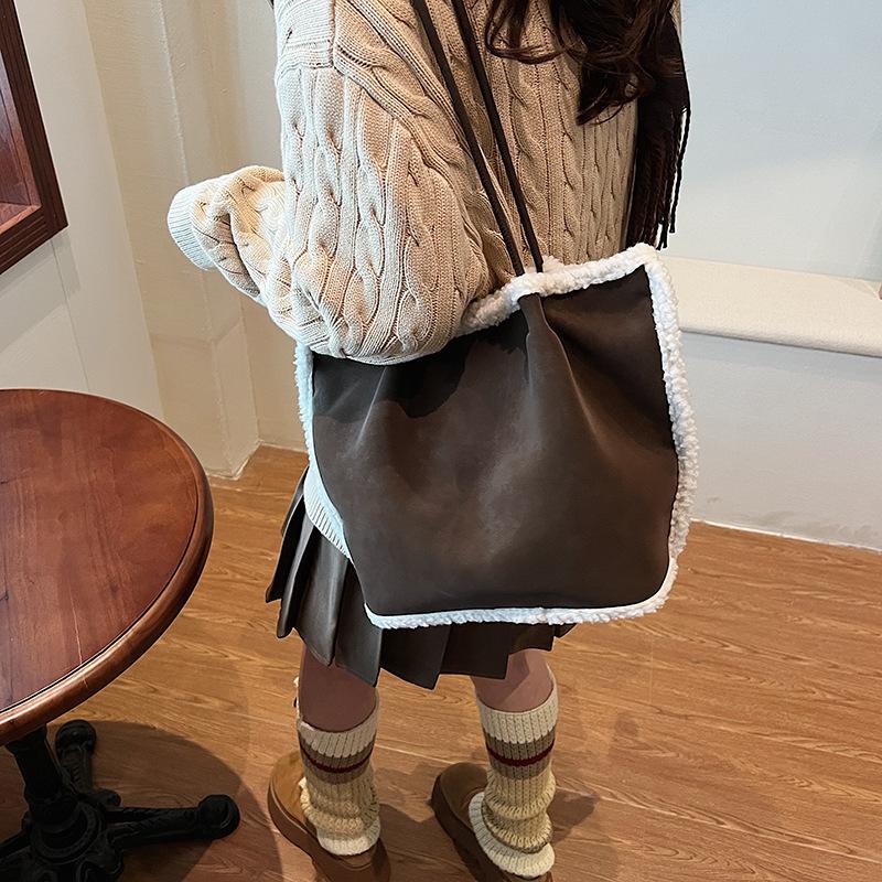 Bolso de Mujer de Moda de Gran Capacidad, Bolso de Hombro Único Casual y Versátil para el Trayecto Diario