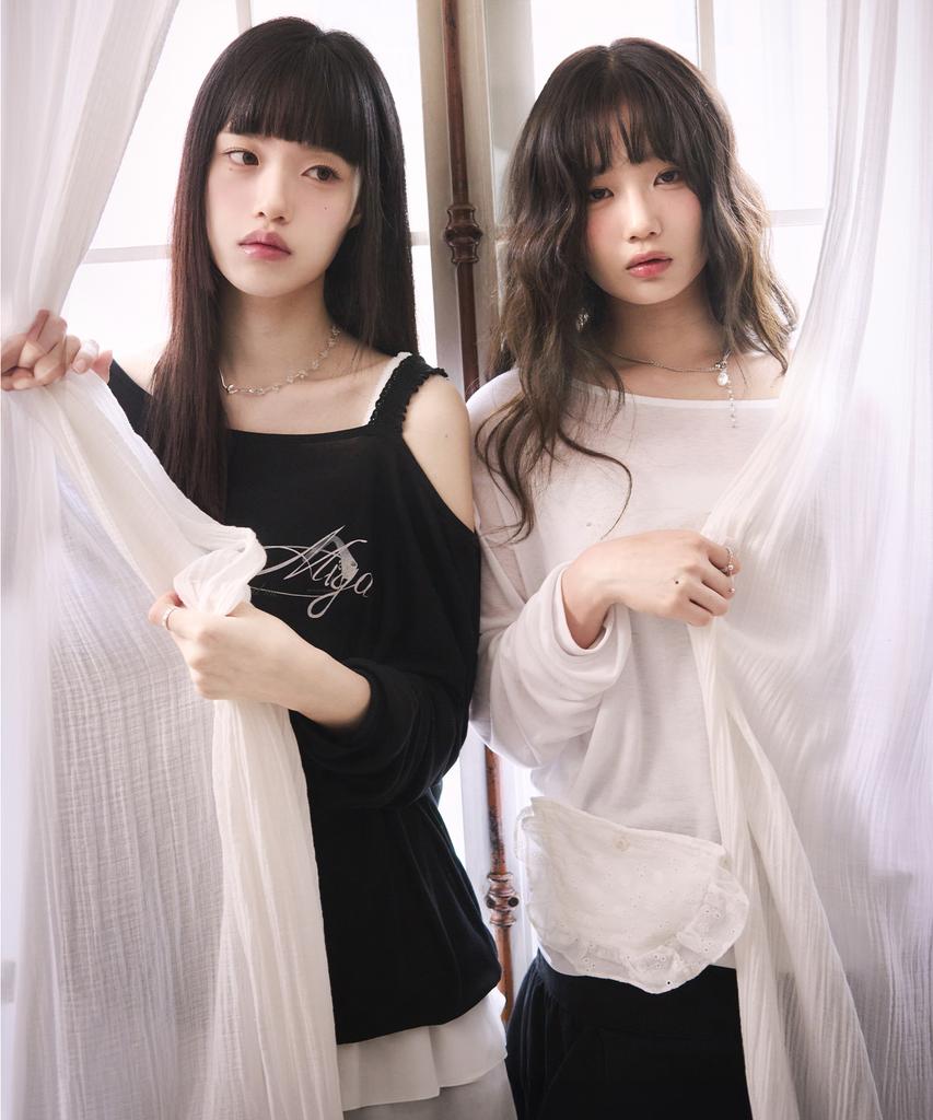 Leijeumiya Baby Glass Sheer Pullover [White]