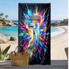 Juventus FC Printed Beach Towel Quick Dry Soft TowelPortable Large Rectangular Beach Blanket for Travel Swimming Pool