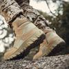 39-47 Men's Plus Size Anti Slip and Wear-resistant Trendy Outdoor Combat Boots Outdoor High Top Workwear Boots Casual Military Boots