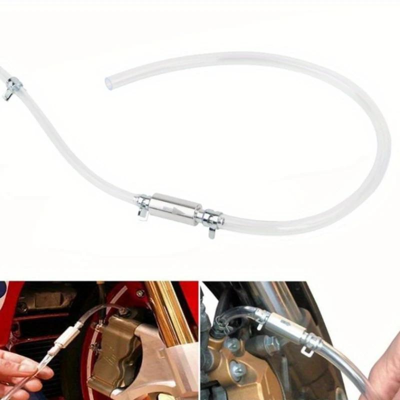 Sistem de frânare universal Ambreiaj din cauciuc din aluminiu Dispozitiv de aerisire a frânei pentru furtun Instrument de sângerare pentru motociclete Piese auto Accesorii auto
