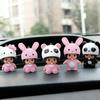 Monchhichi Kitty Keychains Sanrio Hello Kitty Pouch Charm Adorable Cartoon Keychain Phone Chain girls' Birth Date Present Monchichi Decor