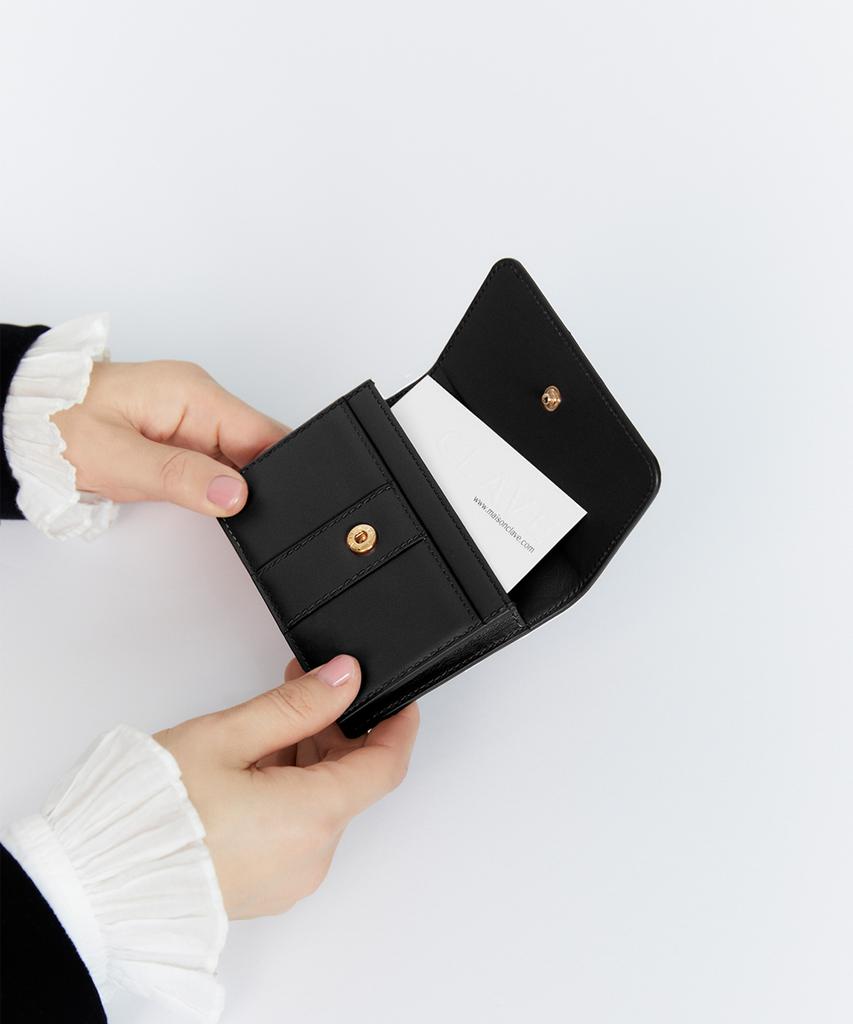 Clave Elva Black Card Wallet