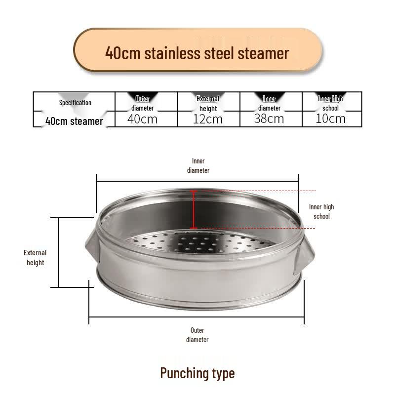 Lijia Commercial Multi-layer Stainless Steel Steamer