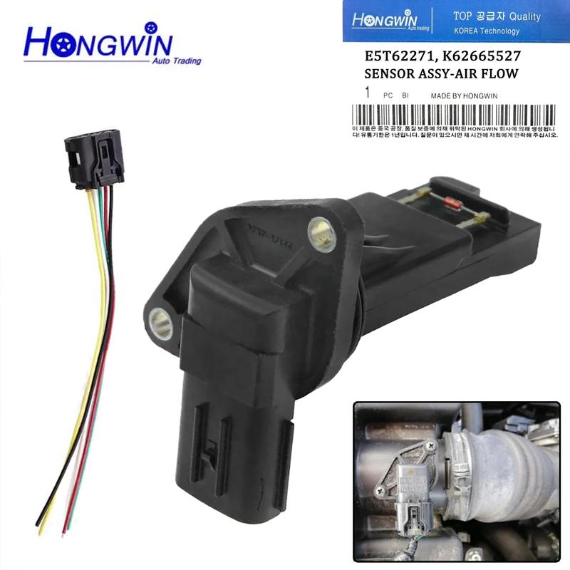Air Flow Sensor Meter MAF For Mazda 3 6 CX-3 2018-2023 CX-5 CX-9 MX-5 2.0L 2.5L L4 2014-2018 E5T62271 K62668409 AF10423