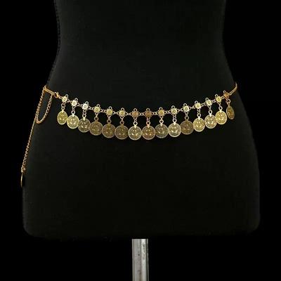 Retro Punk Metall Quaste Hüftkette: Ethnischer Anhänger & Vielseitiges Accessoire