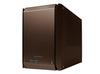 Gabinete AS RS01, Acabamento Anodizado Marrom Chocolate, ASE-RS01-BR