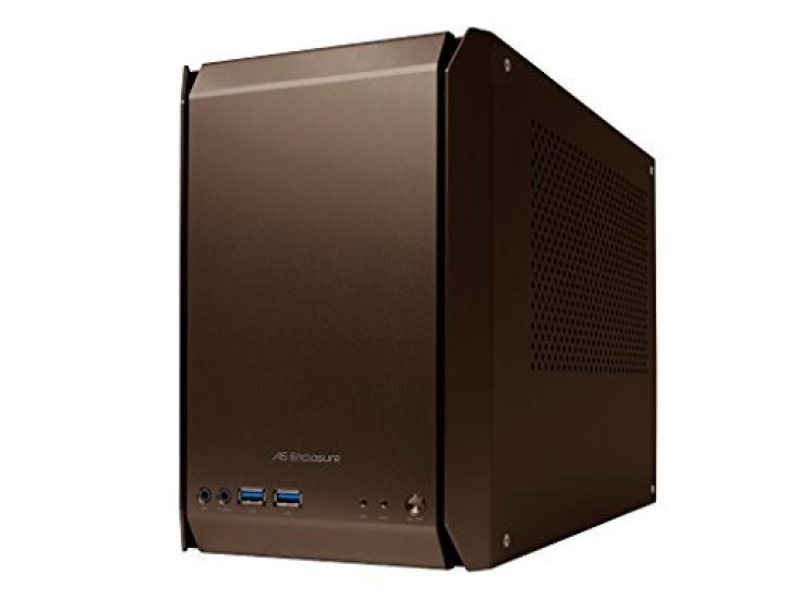 

AS Enclosure RS01 PC case Chocolate brown anodized ASE-RS01-BR