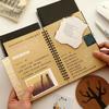 Kraft Paper Coil Spiral Bound Drawing Lettering Supplies Crafts Notebook Sketchbook Art Paper