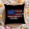 Anniversary Of The Usa 250Th Cushion Cover Plush Fabric Soft Double-Sided Printed Sofa Warm Winter Home Gift Pillow Case