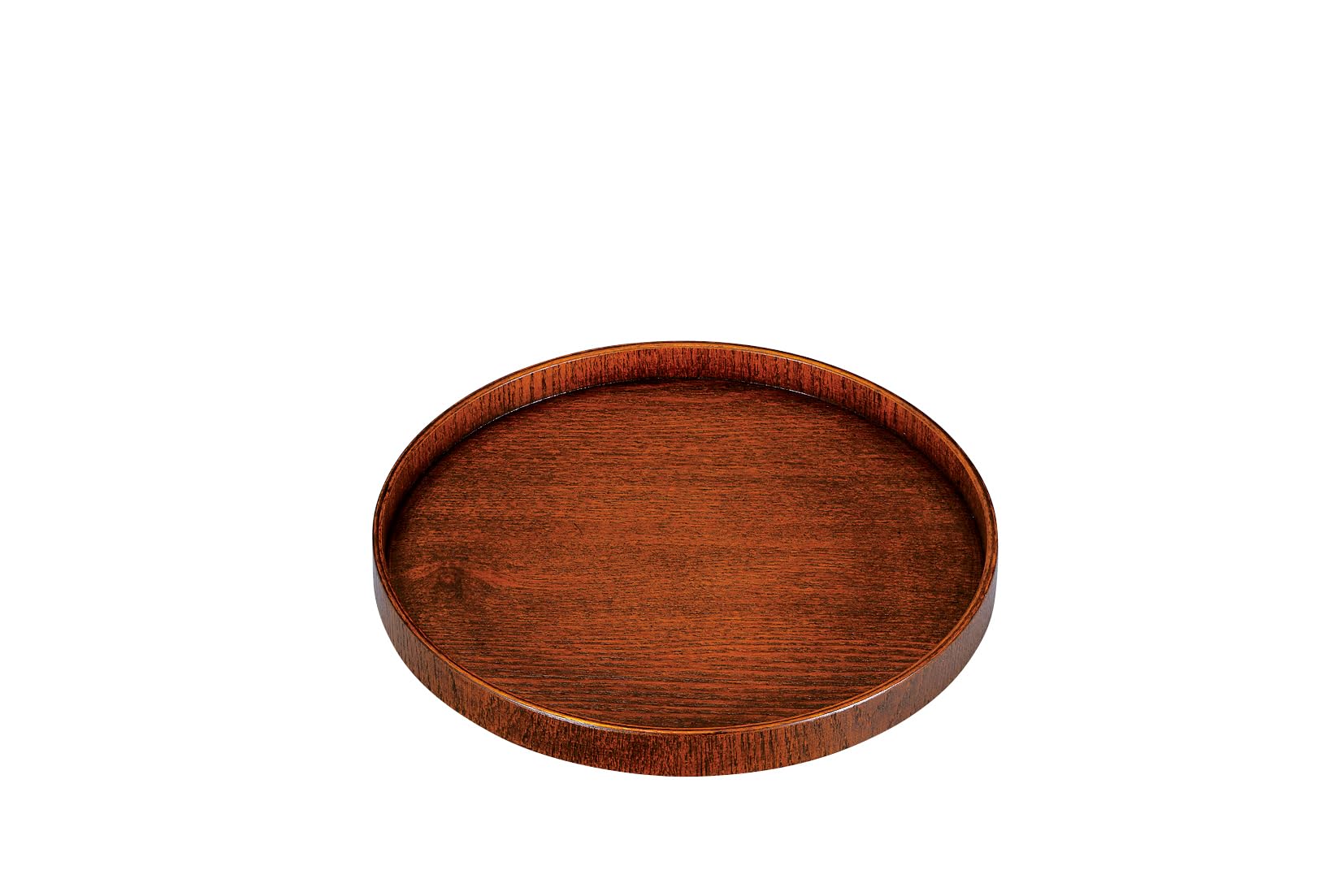 Накатани Бразерс Ко., Лтд.. Деревянный круглый поднос 8,0 см с лаковым покрытием, 37-5701