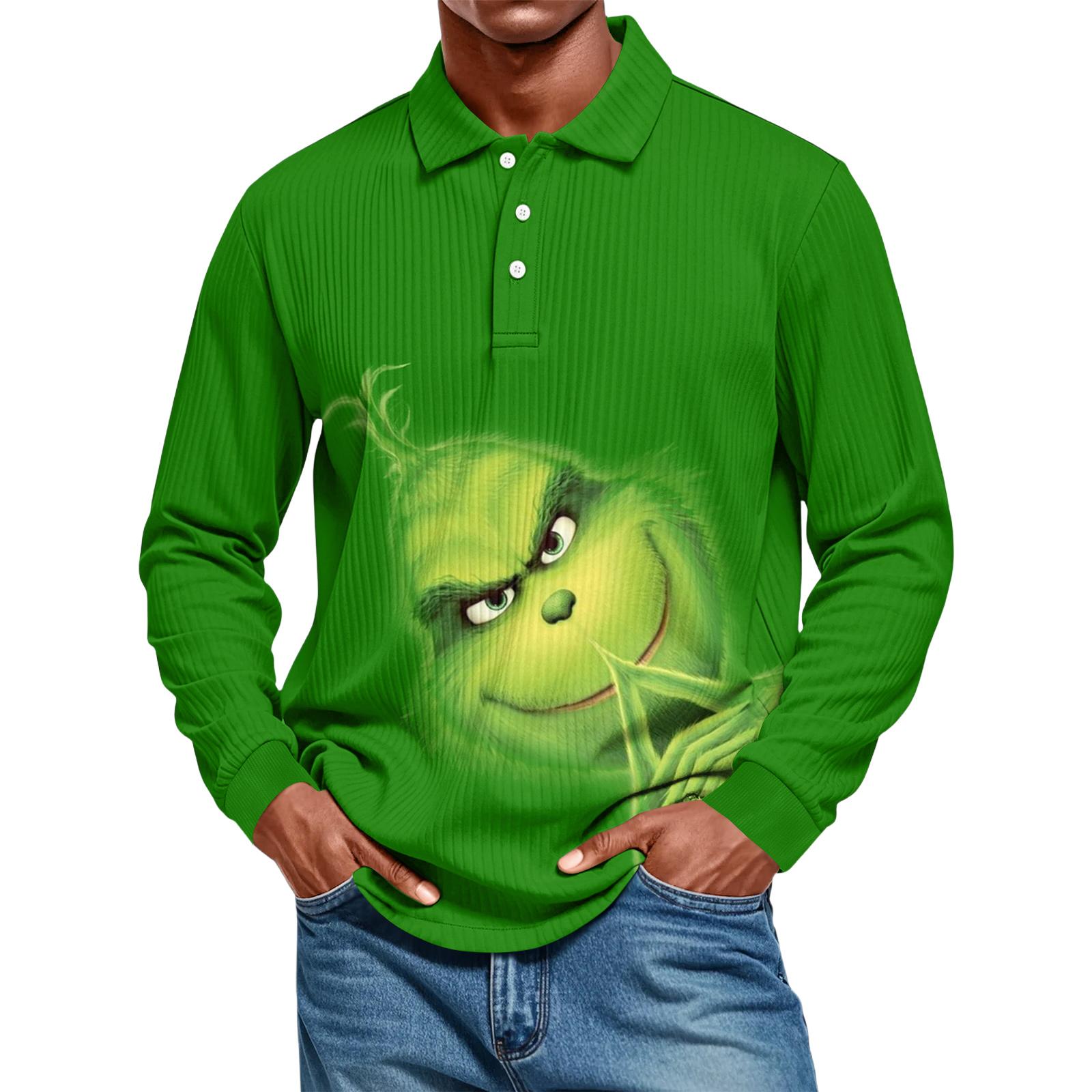 

Мужская повседневная рубашка свободного кроя однотонная с длинным рукавом L