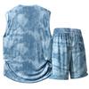 Grote Maten 4XL-10XL Mode Zomer Set 2 Delen Man Mouwloze T-shirts Casual Oversized Vest Zomer Short Sets