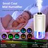 Portable Mini Humidifier for Car Travel Small Cool Mist Humidifier USB Rechargeable Personal Desktop Humidifier for Office 250ML
