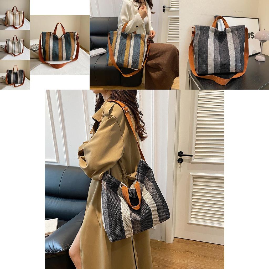 Stylish Large Capacity Korean Shoulder Bag For Autumn Unique Tote Fashionable Shopping Bag