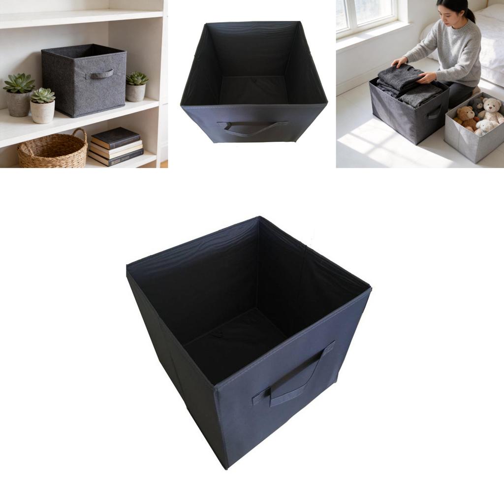 Household Clothes Toy Storage Box Oxford Fabric Portable Organizer For Kids Room