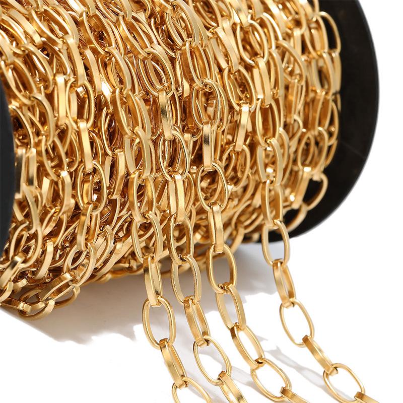 8mm Stainless Steel Wide Chain Necklace & Bracelet - Hip Hop Jewelry