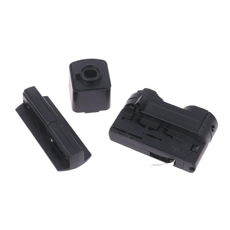 Eu/Us Three/Four Wire Led Track Lamps Head Track Rail Light Connector Track Head Adapter Hanger Converter