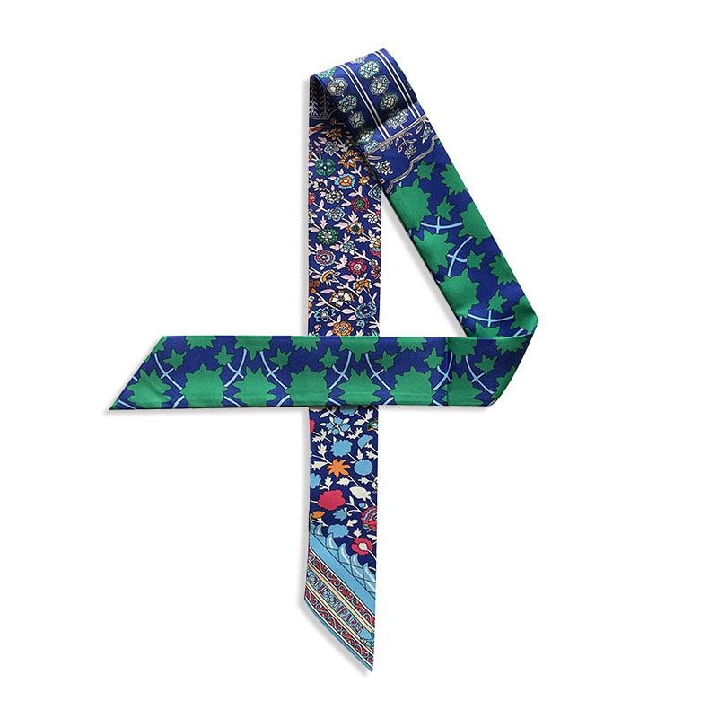 2024 Silk Twilly Scarf: Stylish Ribbon for Bag Handles & Hair