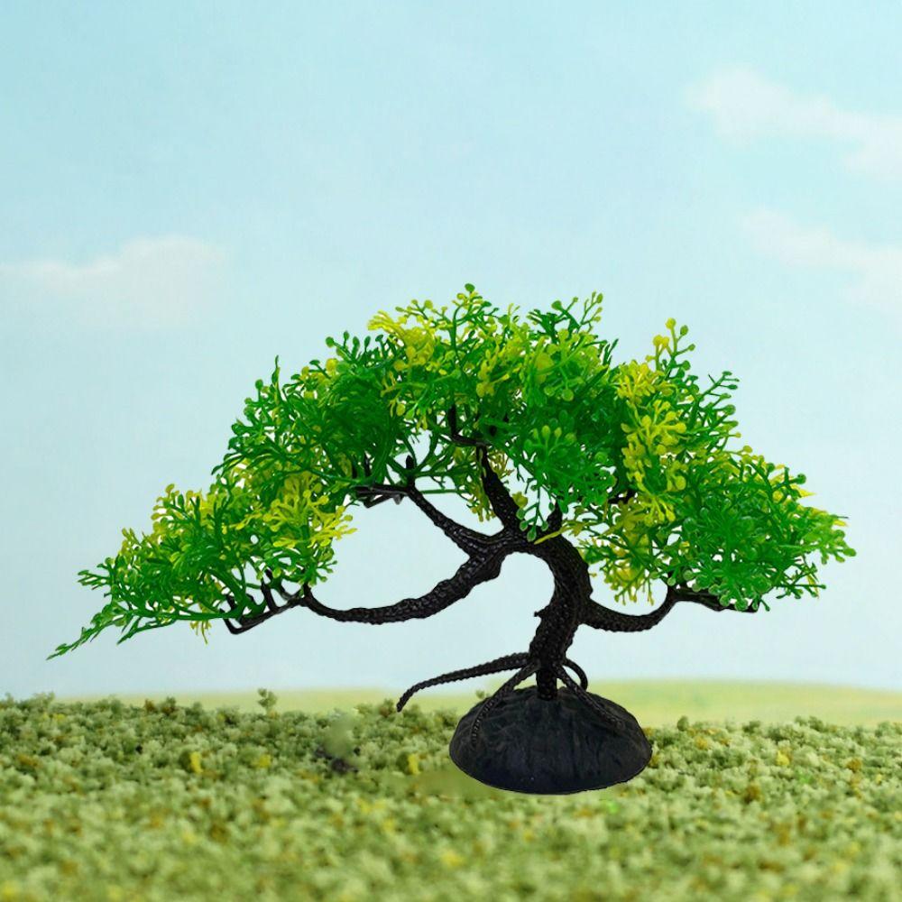 Plastic Artificial Pine Tree  Simulated Plant Non-fading Water Grass  Office Desk Decor