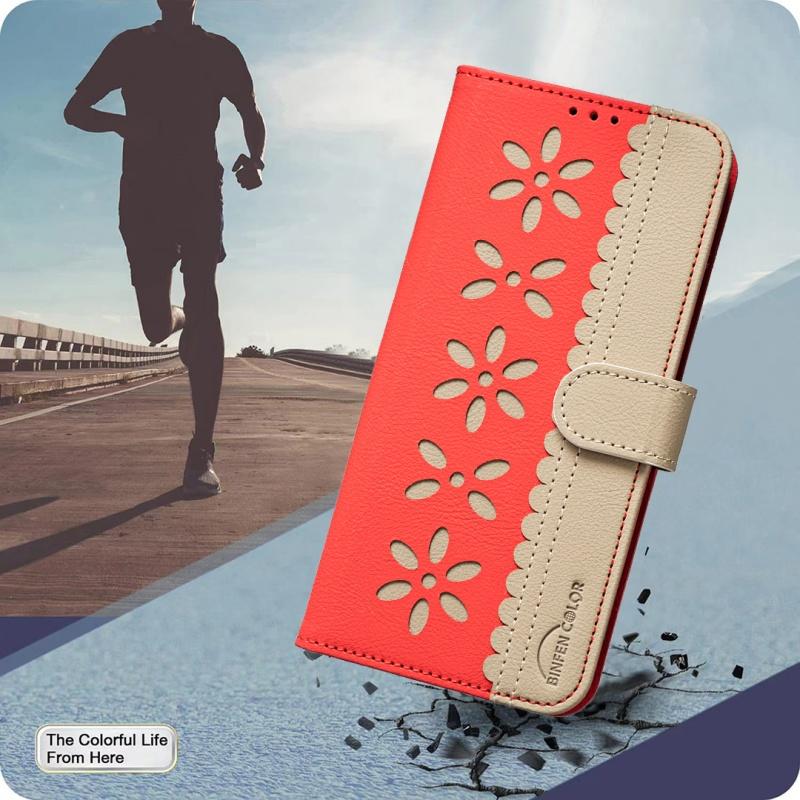 Colorful Flowers Wallet Card Holder Magnetic Leather Case for Samsung Galaxy S25 Edge S24 Ultra S23 Plus S22 S21 FE Phone Cover