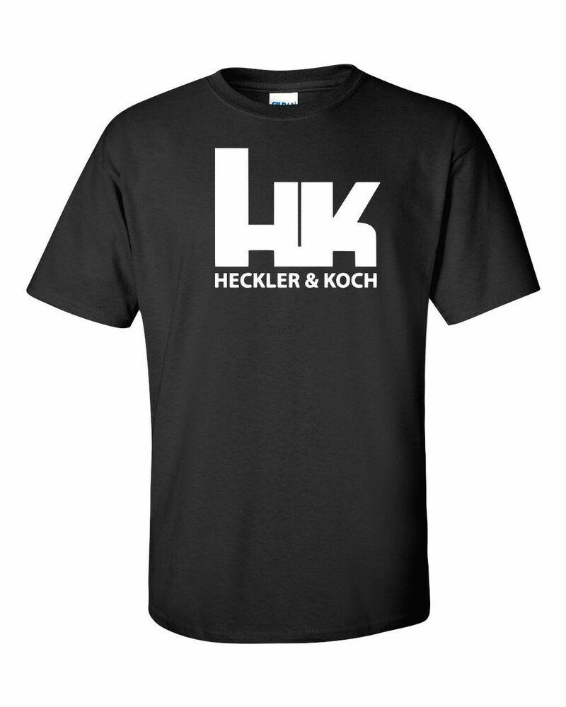 

Heckler and Koch White Logo 2nd d Pro Gun Firearms Rifle Pistol Unisex T-shirt