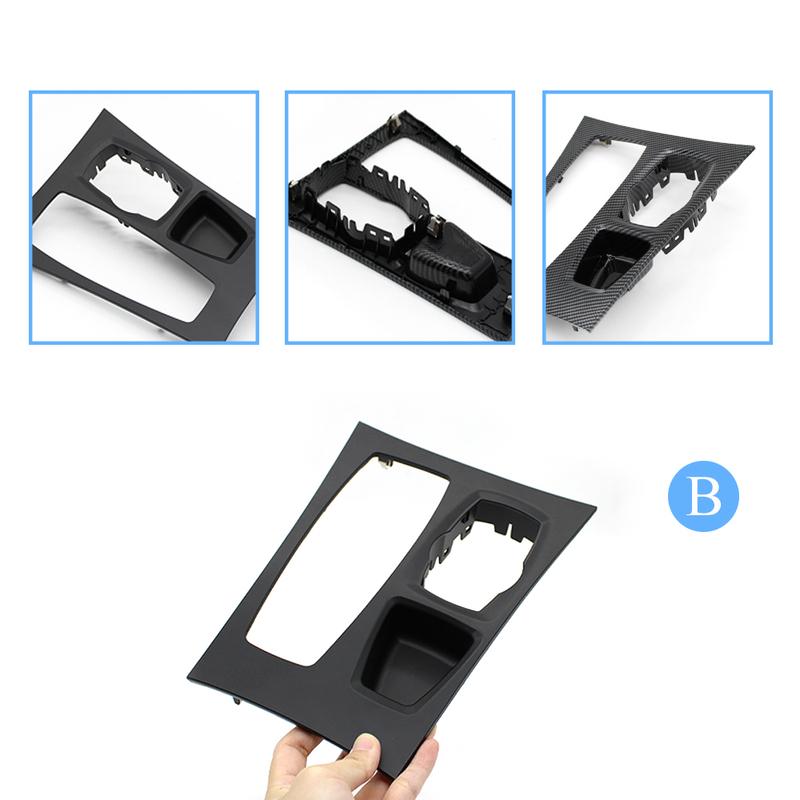Left Hand Driver Cars Center Console Shift Trim Gear Shifter Cover Panel For BMW X5 X6 E70 E71 E72 2007-2013 51166954947
