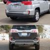 Smoked / Red Lens Red LED Rear Bumper Reflector Lights For 2016 2017 GMC Terrain Tail Brake Lights Rear Fog Lights