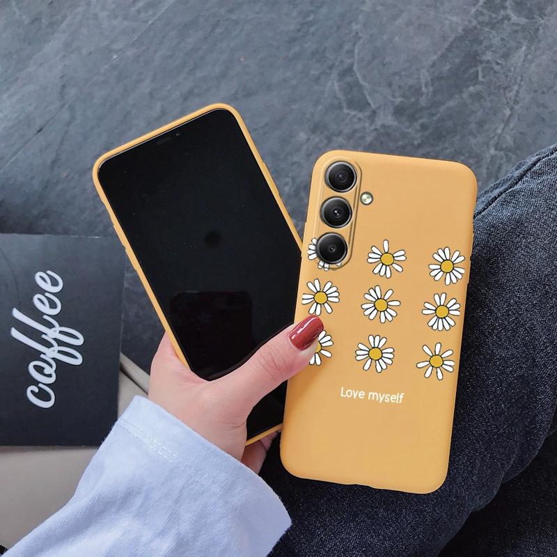 Leopard Yellow Soft Silicone Case For Xiaomi Redmi Note 13 Pro 13C Poco M6 Samsung A35 A55 A34 Huawei Honor Realme Camera Protective Shockproof Cover
