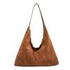 2025 American Retro Suede Tote: Women's High-End, Versatile Autumn/Winter Commuter & Shoulder Bag