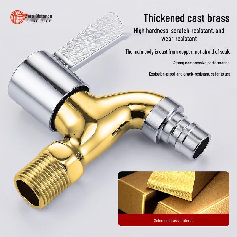 LINGJULI Quick-Open Washing Machine Faucet