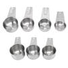 7Pcs Measuring Cups Set Stainless Steel Stackable Multifunctional Metal Nesting Measuring Cups Set for Kitchen Tools