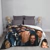Sebastian Stan Collage Anime Blanket Fleece Textile Decor Breathable Lightweight Throw Blankets for Home Bedroom Quilt
