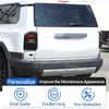 Car Taillight Cover Fit for Toyota Land Cruiser 250 Prado J250 LC250 2024 2025, Smoked Tail Light Shell Trim Cover, Rear Tail lamp Decorative