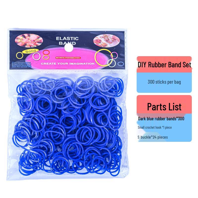 300 Elastici Colorati in Sacchetti per Giocattoli Fai da Te per Bambini e Braccialetti Arcobaleno