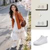 First layer cowhide little white shoes 2026 spring high-top board shoes casual shoes not tired feet