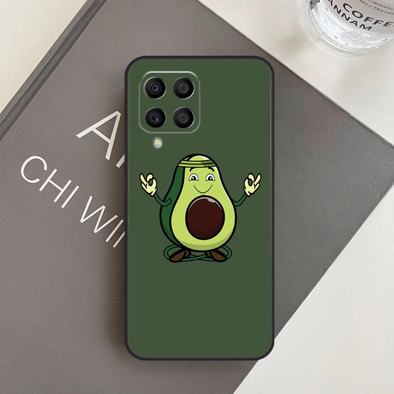 Avocado Yoga Case For Samsung Galaxy M15 M35 M55 M56 M36 M16 M06 M31 M13 M33 M53 M12 M32 M52 M14 M34 M54