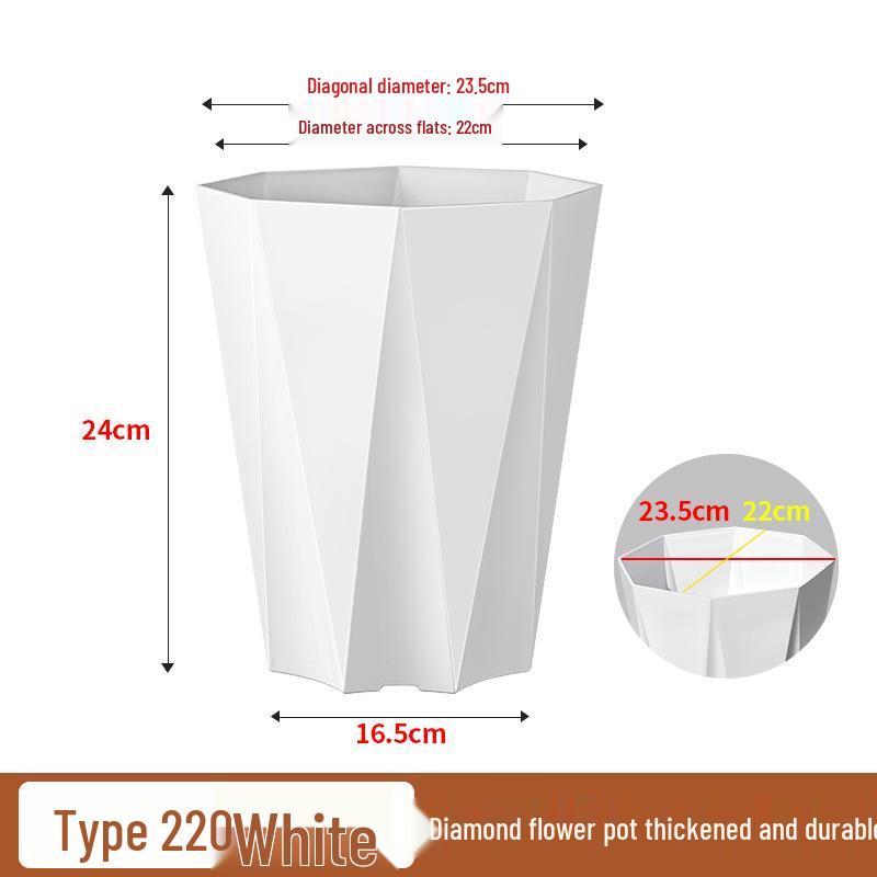 Large Plastic Flower Pot for Bonsai & Indoor Plants - Money Tree, Dragon Blood Tree, Bird of Paradise